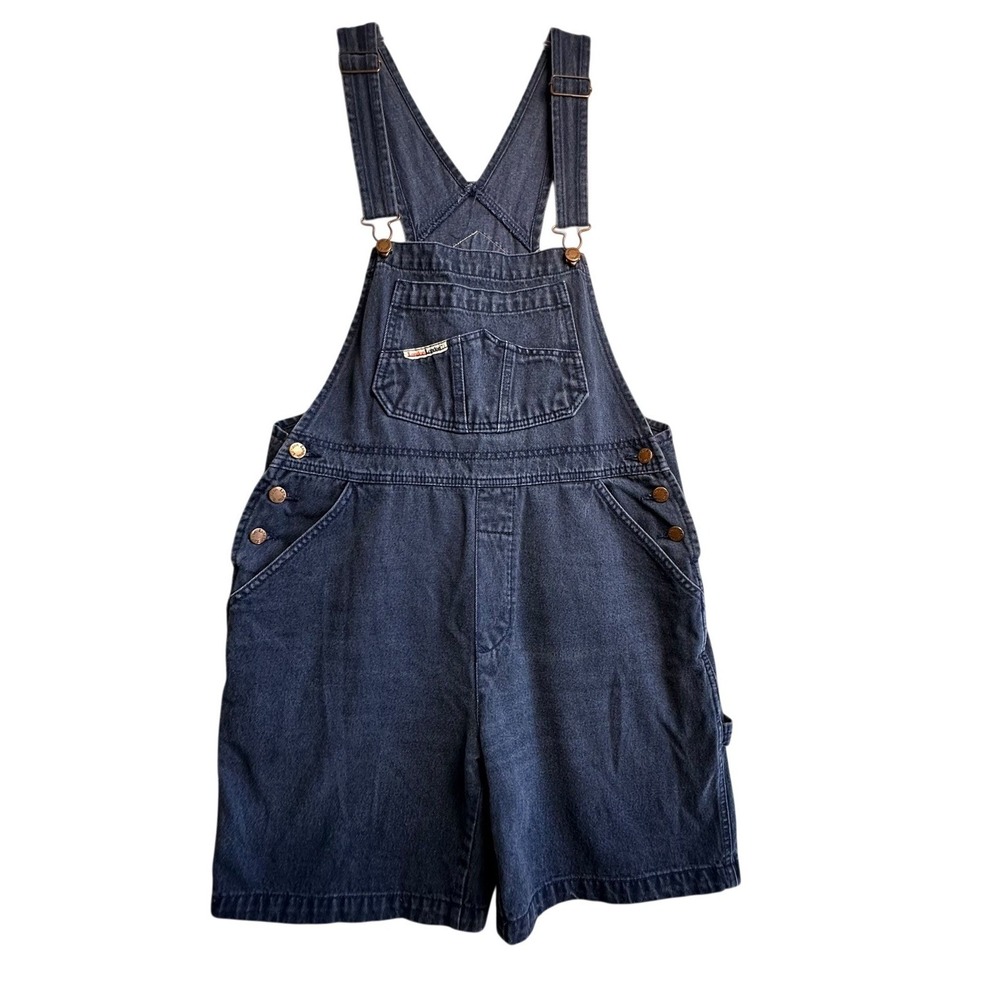 Vintage London London Denim Short Overalls L Carpenter Utility 90s Y2K